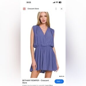 Ramy Brook Blue Sleeveless Dress